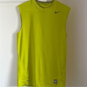 Nike Yellow Tank Top Vibrant Athletic Wear